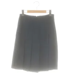 マークジェイコブス MARC JACOBS タックスカート フレア ひざ丈 00 紺 ネイビー /AT ■OS