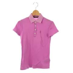 ポロゴルフ ラルフローレン POLO GOLF RALPH LAUREN 半袖 ポロシャツ 刺繍 XS ピンク /DF ■OS