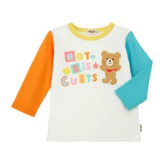 新品 [ミキハウス ホットビスケッツ] 長袖 Ｔシャツ 男の子 女の子 ベビー キッズ 子供服 マルチカラー 120cm 73-5201-147