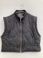 me+em select ミームセレクト ダウンベスト F ブラック