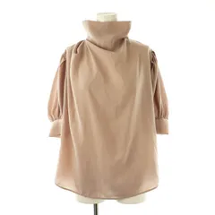 スナイデル SNIDEL ドレープカラーブラウス 半袖 プルオーバー F ピンク /NR ■OS ■SH