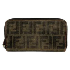 FENDI(フェンディ) 長財布 ズッカ柄 8M0024 ライトブラウン×ダークブラウン