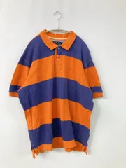 TOMMY HILFIGER トミーヒルフィガー ポロシャツ XL オレンジ