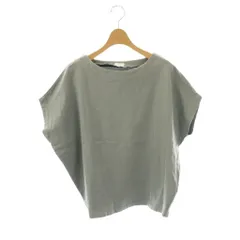 アーバンリサーチ ドアーズ URBAN RESEARCH DOORS 23SS ドライコットンボートネックプルオーバー カットソー フレンチスリーブ M グレー /AT ■OS