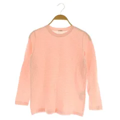 エディットフォールル EDIT. FOR LULU abc LULUボーダーカットソー 長袖 ロンT コットン ピンク /MY ■OS ■SH