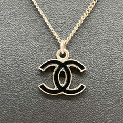 CHANEL シャネル ココマーク ネックレス ホワイト 05V シルバー GP
