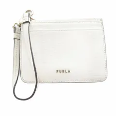 フルラ FURLA レザー カードケース ロゴ 白 ホワイト