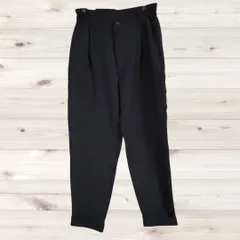 A1275 ザラ ZARA カジュアルパンツ ズボン 黒 無地 ウエストゴム
