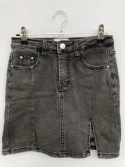 BL Fashion デニムスカート M ブラック