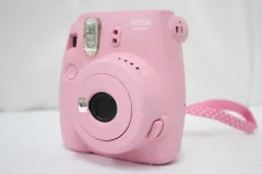 【返品保証】 フジフィルム Fujifilm instax mini 8+ ピンク 60mm チェキ インスタントカメラ  e5974