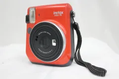 【返品保証】 フジフィルム Fujifilm instax mini 70 レッド インスタントカメラ チェキ  e6525