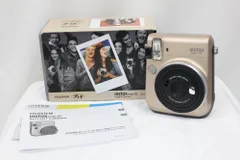 【返品保証】 【元箱付き】フジフィルム Fujifilm instax mini 70 ゴールド 60mm チェキ  e6329