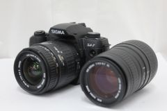 SIGMA SA-7 フィルムカメラ ダブルズームセット - メルカリ
