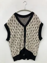 LOWRYS FARM ローリーズファーム ベスト F グレー その他総柄