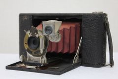 木製フォールディングカメラ 蛇腹カメラ 木製フィルムフォルダー3個