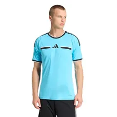 新品 アディダス サッカー 半袖 Tシャツ レフリー 26 ジャージ メンズ DC328 ブライトシアン/ブラック (KB3001) 3L