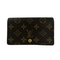 LOUIS VUITTON(ルイヴィトン) 2つ折り財布 モノグラム ポルトモネビエトレゾール M61730 - レザー