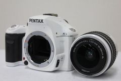 PENTAX K-x ホワイト ダブルレンズセット 単3電池対応 一眼レフ - メルカリ