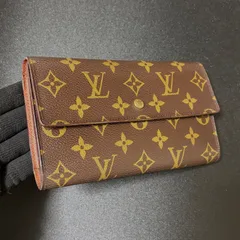 y58 ポルト モネ ビエ トレゾール　ポルトフォイユ トレゾール　インターナショナル 旧型　Louis Vuitton ルイ ヴィトン　2つ 折り　二つ折り　フラップ ボタン 式　財布　コンパクト　ミニ ウォレット　モノグラム