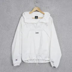 アイロン ランニング アノラック ウィンドブレーカー WHO フードTシャツ M