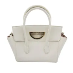 サマンサタバサ Samantha Thavasa ミニショルダーバッグ 2WAY フラップ ロゴ 白 ホワイト /JS