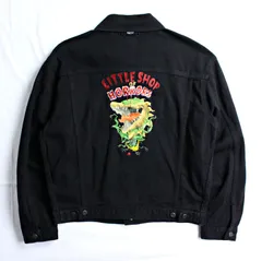 90s～00s カナダ製 i/d wear ブラックデニムジャケット LITTLESHOPOFHORRORS リトルショップオブホラーズのサムネイル