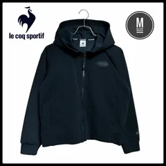 美品 ルコックスポルティフ ヘランカ 撥水ジャケット M 黒 デサント製 le coq sportif ジップアップ パーカー