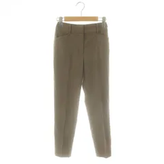 プラステ PLST 24SS リネンブレンド スティックパンツ スリムパンツ XXS モカ /DF ■OS