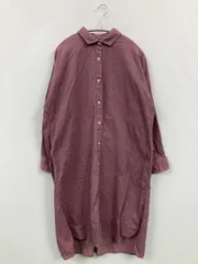 earth music&ecology アースミュージックアンドエコロジー シャツワンピース F パープル