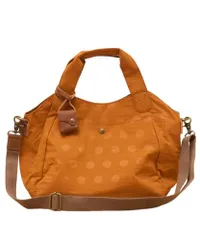 新品 toleur トーラ バッグ ナイロンドット 2way トート 取り外し可能 ショルダーストラップ付き オレンジ レディース 撥水加工 通勤通学 11928-OR