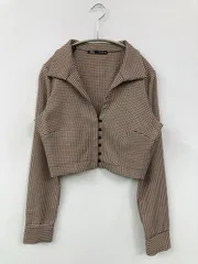 ZARA ザラ シャツ/ブラウス L ベージュ