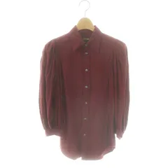 ラルフローレン ラグビー RALPH LAUREN RUGBY パフスリーブギンガムチェックシャツ 七分袖 0 レッド /DF ■OS