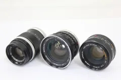 【訳あり品】 【レンズ3点まとめ】ミノルタ Minolta MC W.ROKKOR -SG 28mm F3.5 ROKKOR-TC 100mm F4 MC ROKKOR-X PF 50mm F1.7 レンズ M4417のサムネイル