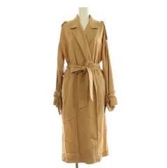 アダムエロペ Adam et Rope' トレンチコート ラップコート ロング ベルト付 F ベージュ /MY ■OS