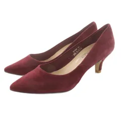 セブントゥエルブサーティ VII XII XXX スエード パンプス ピンヒール ポインテッドトゥ 23cm ボルドー