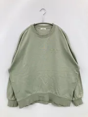 LOWRYS FARM ローリーズファーム スウェット F ライトグリーン コットン 裏起毛 無地 刺繍 長袖