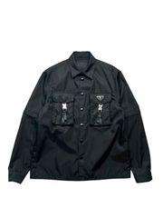 PRADA 三角ロゴ 長袖 半袖 2WAY ナイロンジャケット L - メルカリ