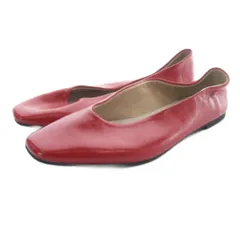 レプシィム ローリーズファーム LEPSIM LOWRYS FARM ソフトクッションパンプス スクエアトゥ M 赤