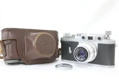 【返品保証】 Leotax Topcor 5cm F3.5 ケース付き レンジファインダー カメラ  M112のサムネイル
