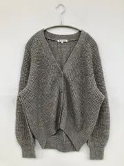 GLOBAL WORK グローバルワーク カーディガン/ボレロ M グレー ウール・ニット 無地 ミドル丈 長袖