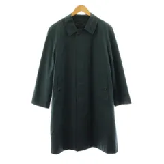 バーバリーズ Burberrys ヴィンテージ ステンカラーコート ロング 裏地チェック柄 ウールライナー 86-155-2 紺 ネイビー BBB55-940-28 /KU