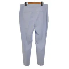 ザラ ZARA テーパードパンツ スラックス センタープレス 40 水色 青 ブルー ■FY