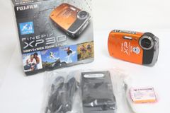 【美品 返品保証】 【元箱付き】フジフィルム Fujifilm Finepix XP30 オレンジ 5x Wide バッテリー チャージャー付き コンパクトデジタルカメラ  v6536