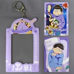 【中古】キーホルダー 一松 カード付きカードホルダー 「映画 おそ松さん～魂のたこ焼きパーティーと伝説のお泊り会～」 劇場グッズ