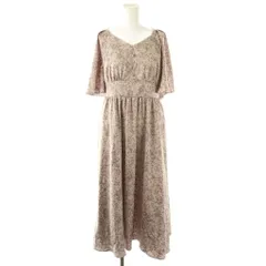 プロポーション ボディドレッシング PROPORTION BODY DRESSING ラグラン2Wayスリーブワンピース ロング 五分袖 S ピンク /HK ■OS