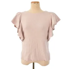 ジャスグリッティー JUSGLITTY ラッフルニット フレアスリーブ 2 ピンク ■FY