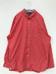 TOMMY HILFIGER トミーヒルフィガー シャツ/ブラウス XL レッド