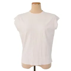 セオリー Theory ノースリーブ ニット カットソー S ホワイト 白 01-1101727-000-902