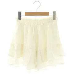 ジェラートピケ gelato pique 25SS SPRING フリルショートパンツ イージー F オフホワイト /DO ■OS