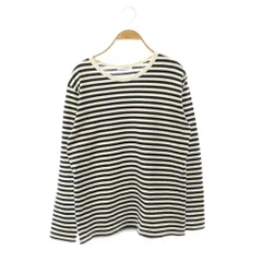 ジャーナルスタンダード JOURNAL STANDARD クラシックボーダーロングTシャツ カットソー 長袖 ブラック ホワイト /HK ■OS